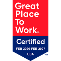 Great Place to Work Certified February 2026 - 2027