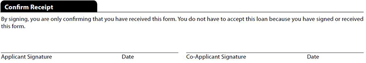 Confirmation Reciept