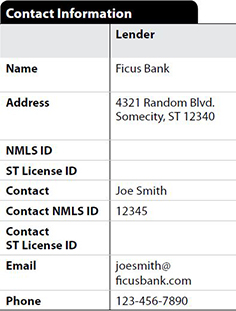 Contact Information
