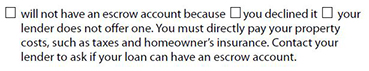 Escrow Checklist
