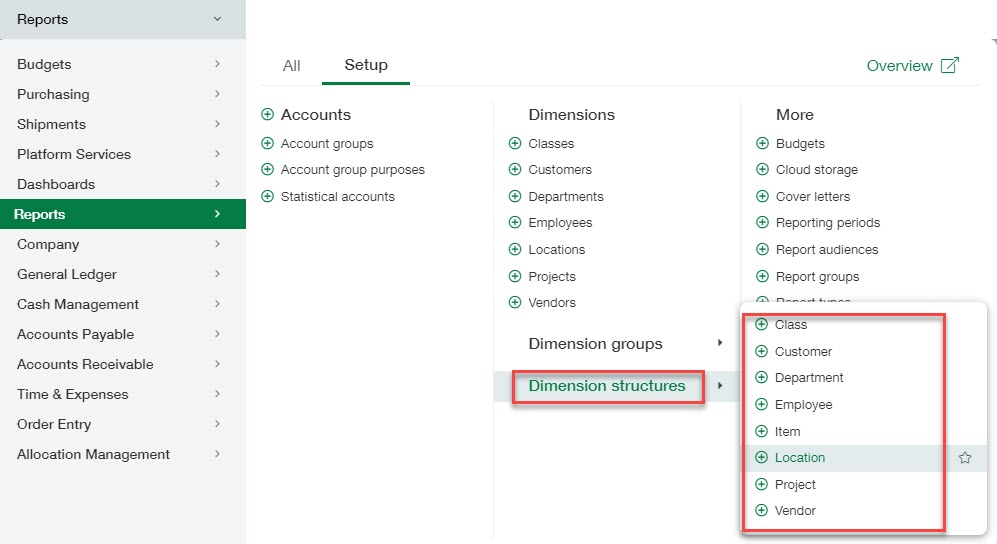 Sage Intacct Dimension Groups and Structures-image 6