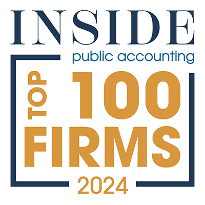 Inside Public Accounting Top 100 Firms Badge