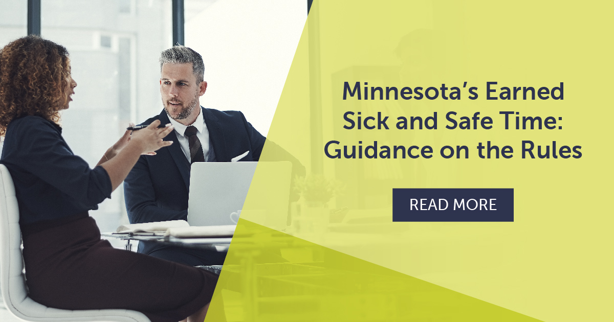 Minnesota’s New Earned Sick and Safe Time Guidance for Employers