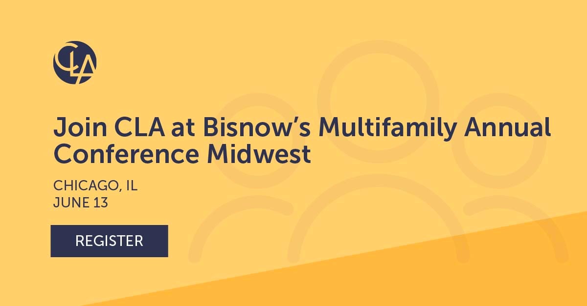 Bisnow Multifamily Annual Conference Midwest: CLA